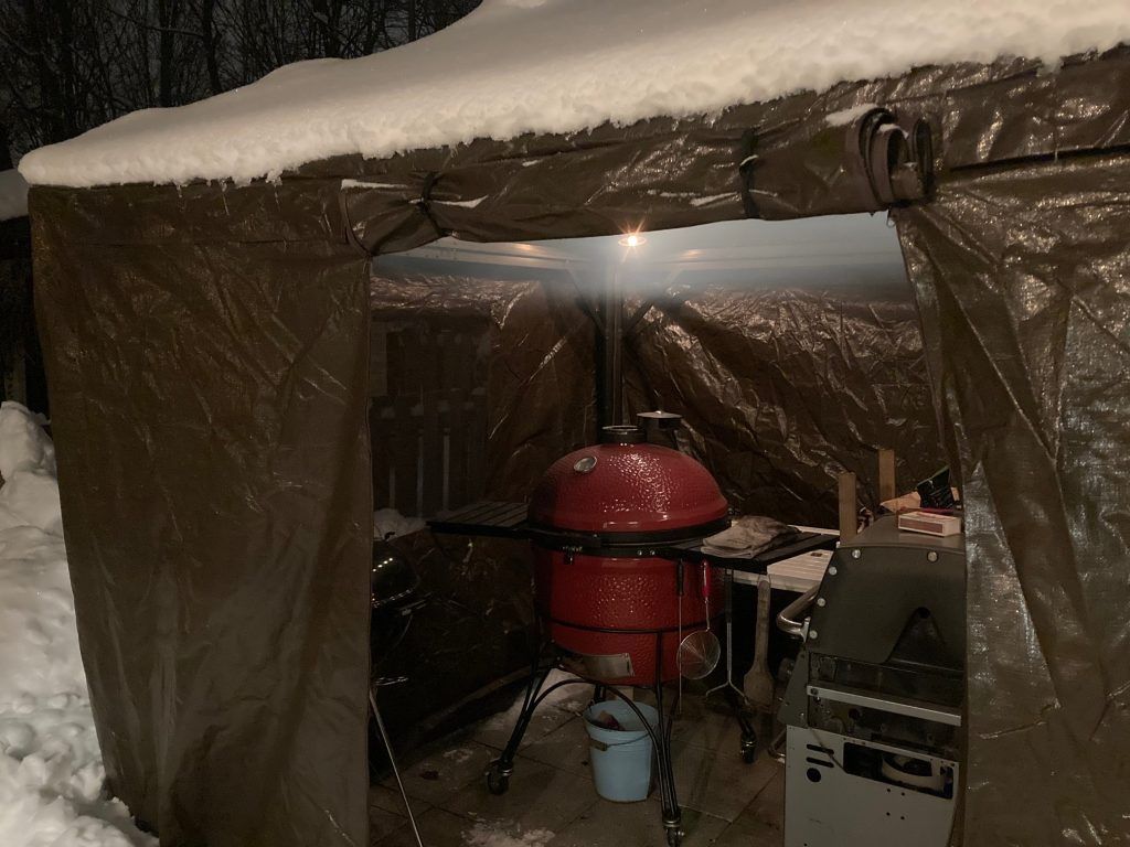 Gazebo pour barbecue l