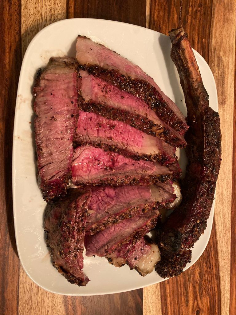 Boeuf cuit à la perfection