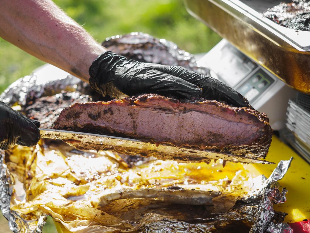Smoke ring sur une brisket
