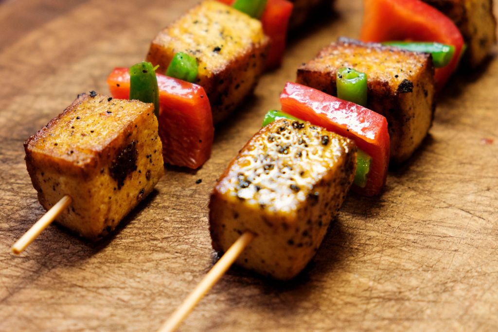 Brochette végétarienne de Tofu