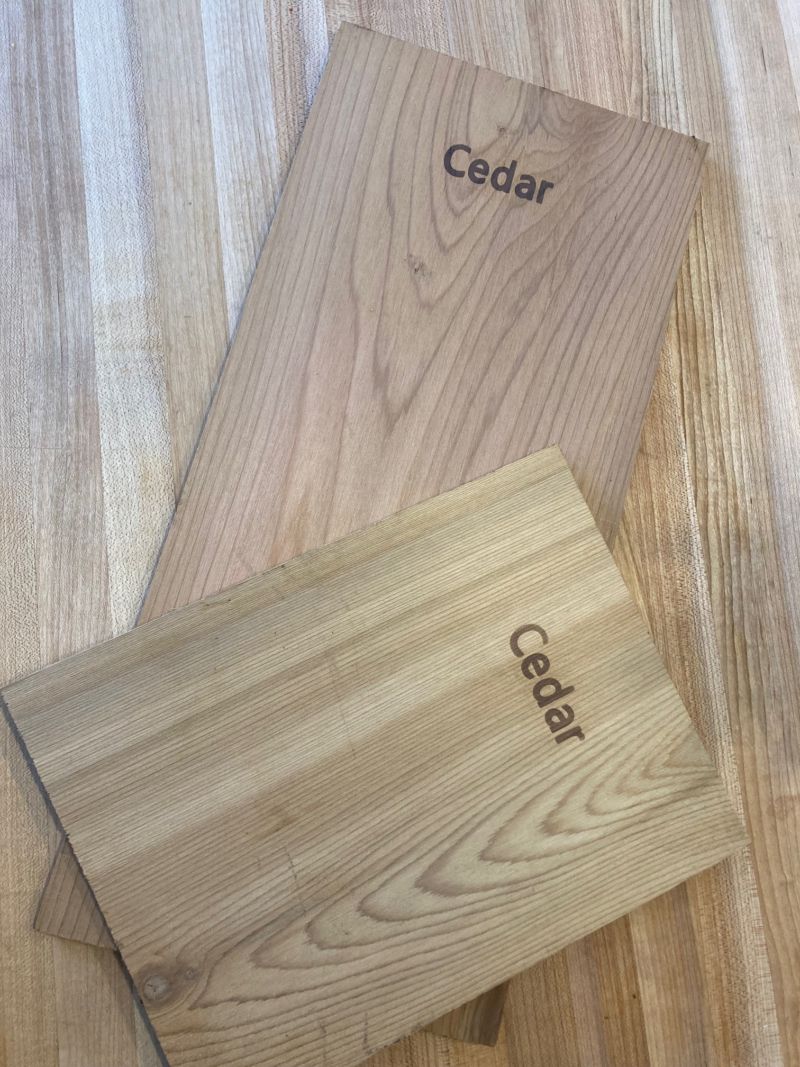 planche de cèdre